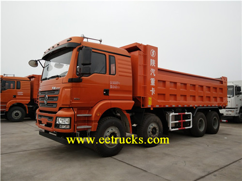12 wheeler 50 ton Ton Shacman Cargo Dump Motos