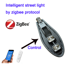 Smart system managerment zigbee street led light with sensor
