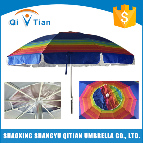 Special hot selling rainbow beach umbrella