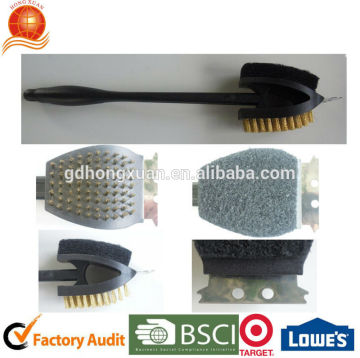 Triple cation grid cleaner BBQ Cleaning Brush