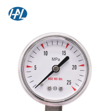 Stainless Steel Pressure Gauge for Laboratory Instruments