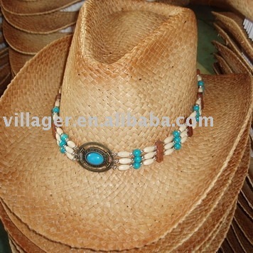 cowboy hat, raffia straw hat