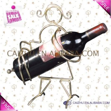 Metal wire wine rack