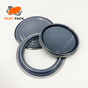 Component gray Lid- Ring- Bottom for Paint Tin