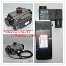Solenoid valve pneumatic shuttle valve