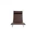 PK24 Chaise Lounge Replica Chair Coussins en cuir