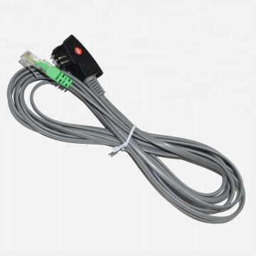Custom Wire Harness Kit: TAE-F 8P2C Plug to RJ45 Male for German Telephone Plug