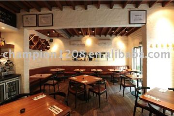 Modern restaurant baquette sofa furniture