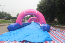 exciting hill slide inflatable slip slide wet slide