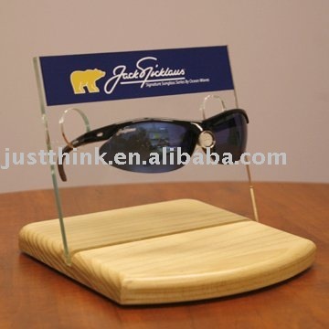 customized acrylic glasses display stand