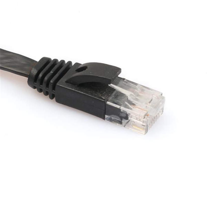 Cat6 평면 디자인 이더넷 케이블 RJ45 플러그