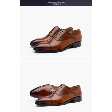 Klassiska Cap Toe Dress Shoes