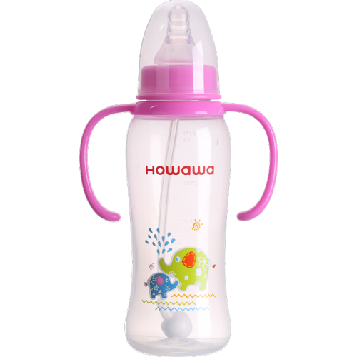 9oz PP Baby Milk Nursing Bottle With Handle