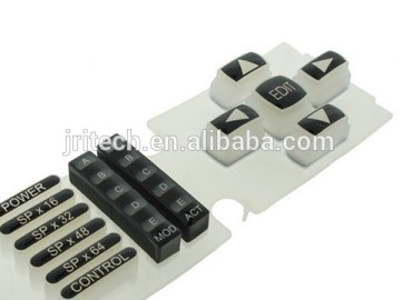 laser etching silicone keypad, laser etching silicone rubber keypad