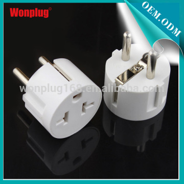 free sample uS to euro eu plug adapter euro plug adaptors CE&ROHS approved