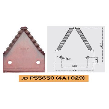 Запасная замена Харвестера Запасная часть 28 Зубы CNH MF Секция ножа H06614