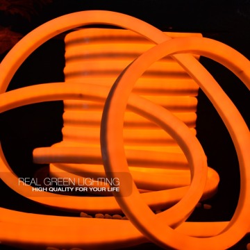 4.3w Orange LED Neon Rope Light Flexible Orange Color Orange LED Neon Flex Rope Light
