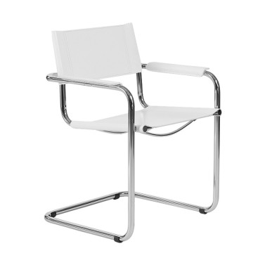 Mart Stam Saddle leather Cantilever Armchair S34