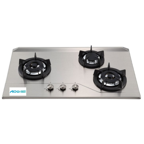 3-Burner Built-in Gas Hob Stainless Steel