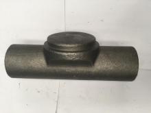 Flattened valve forged forged by fire