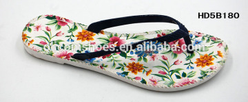 Summer Fashion Wedge flip flop lady slipper