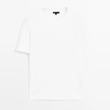 Women's solid color casual basic cotton short sleeved T-shirt