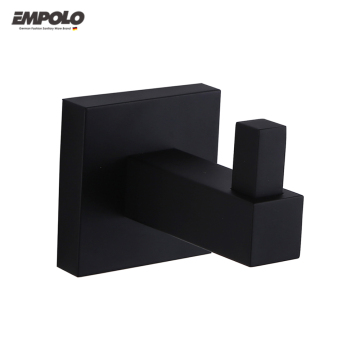 Brass Black Towel Hooks and Bath Robe Hooks for Sanitary Ware Factories