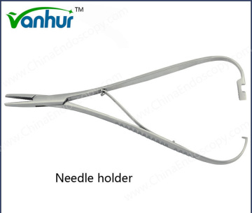 Basic Straight with Lock Needle Holder Forceps