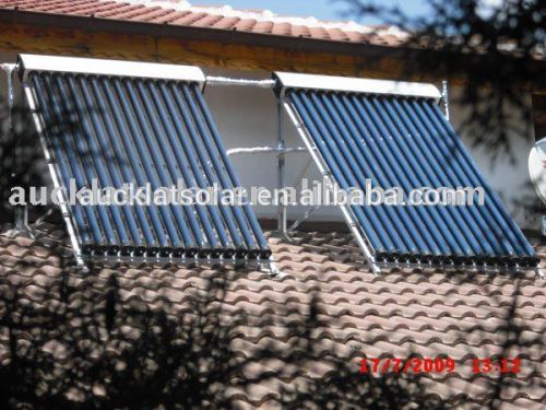 EN12975 pressurized heat pipe solar collector system