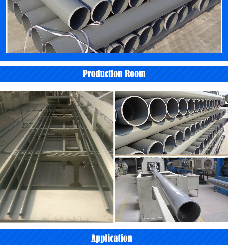 China professional ISO4422 standard PVC pipes and fittings manufacturer