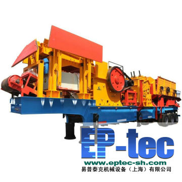 Professional Mobile crusher/Mobile jaw crusher machine for mining