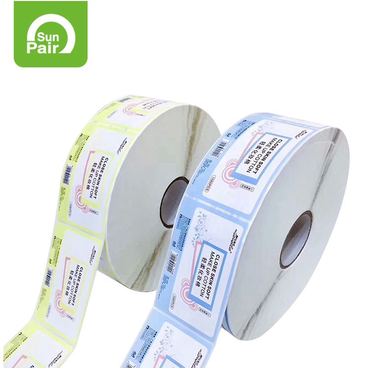 Customized PP Gum Paper Sticker Labels Print Label