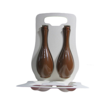 Liquor Clamshell Packaging Box Wine Bottle Shipping Box