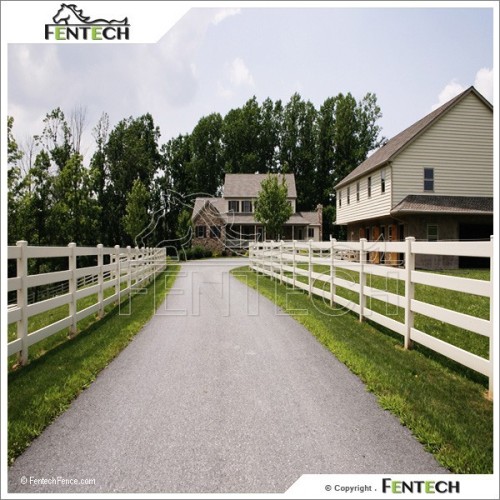 FENTECH PVC Vinyl Fence Road fence