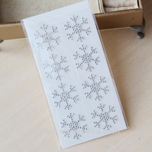 scrapbook christmas card sticker / scrapbook parts sticker / photobook sticker