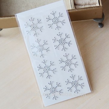 scrapbook christmas card sticker / scrapbook parts sticker / photobook sticker