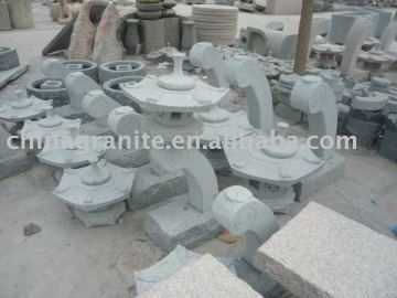 japanese style garden stone lantern