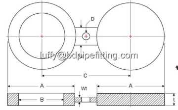 Spectacle Blind Flange ASME B16.48