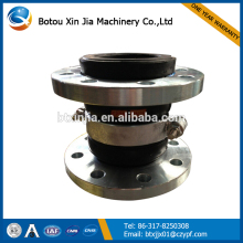 double arch expansion rubber bellows with reinforced ring