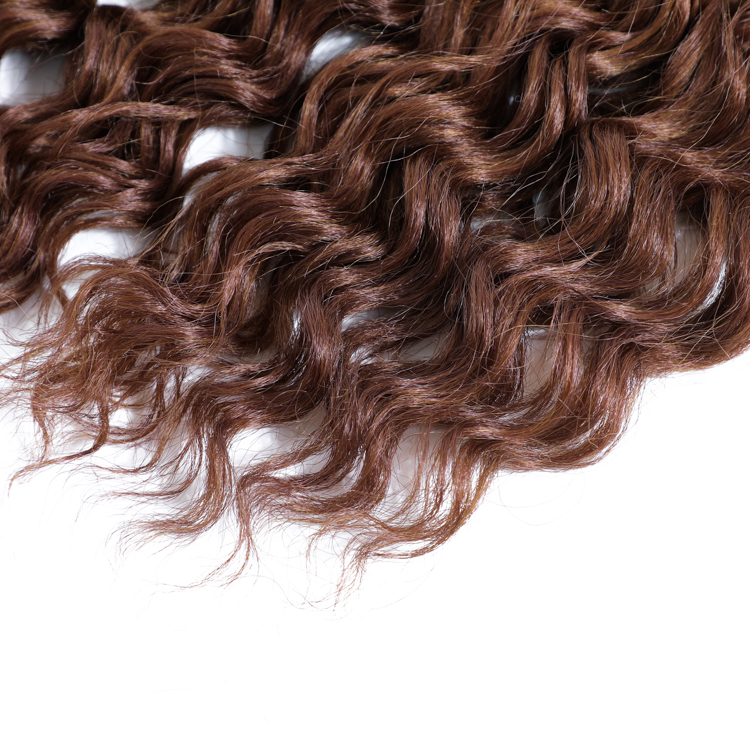 High Temperature Organic Fiber 100% Synthetic Deep Water Spring Curl Hair