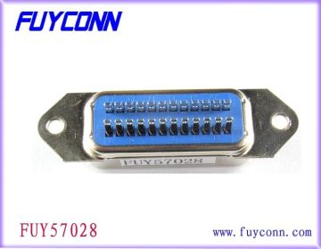0.085in Champ 24 Pin Centronics Connector , Solder Female Connectors