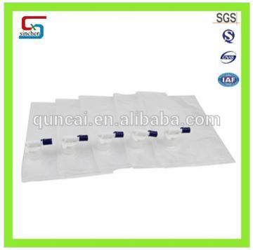 Transparent pp laminated bag in box with valve
