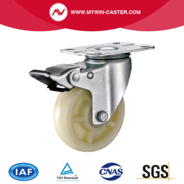 American Medium-light Duty Plate Swivel Total Lock PP Castor