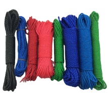 Assorted Color Outdoor PE Twisted String Clothesline Rope