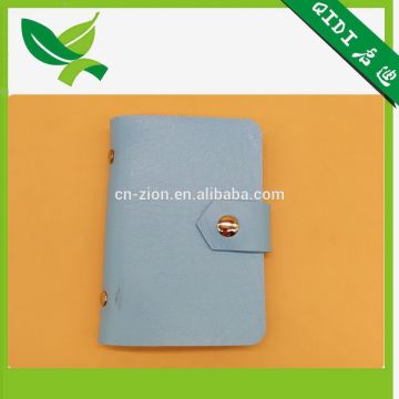 PU leather custom color ID card holder