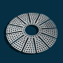 Elaborate Stainless Steel Disk