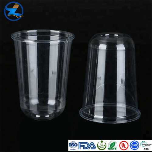 Disposable Biodegradable customized logo PLA Clear Cup