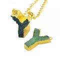 Colorful Crystal Alphabet Letter Pendant Necklace