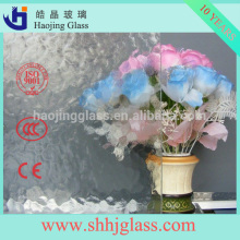 Haojing 3-6mm morgon patterned glass/clear figured glass