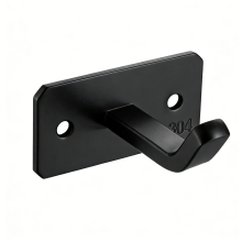 Modern Square Base Stainless Steel Robe Hooks